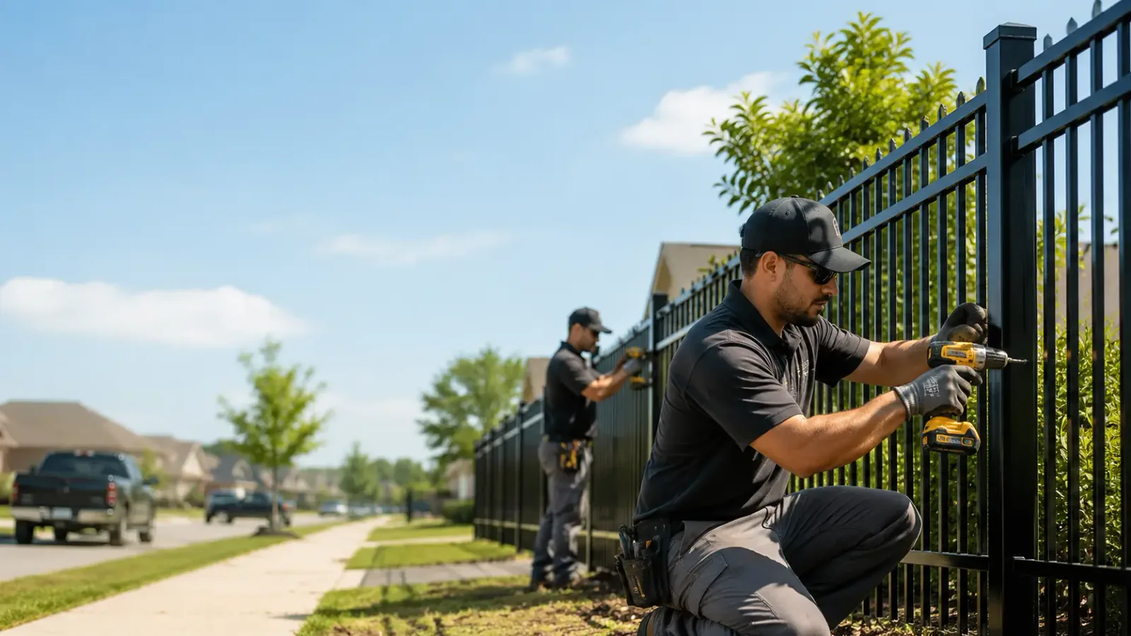 Metal Fence Installation in Illinois